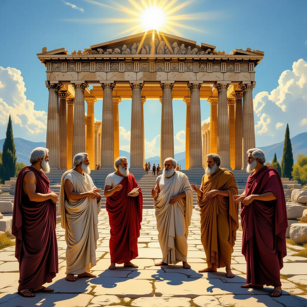 Greek philosophers, The Wholistic Center, All Rights Reserved, 2025-2030