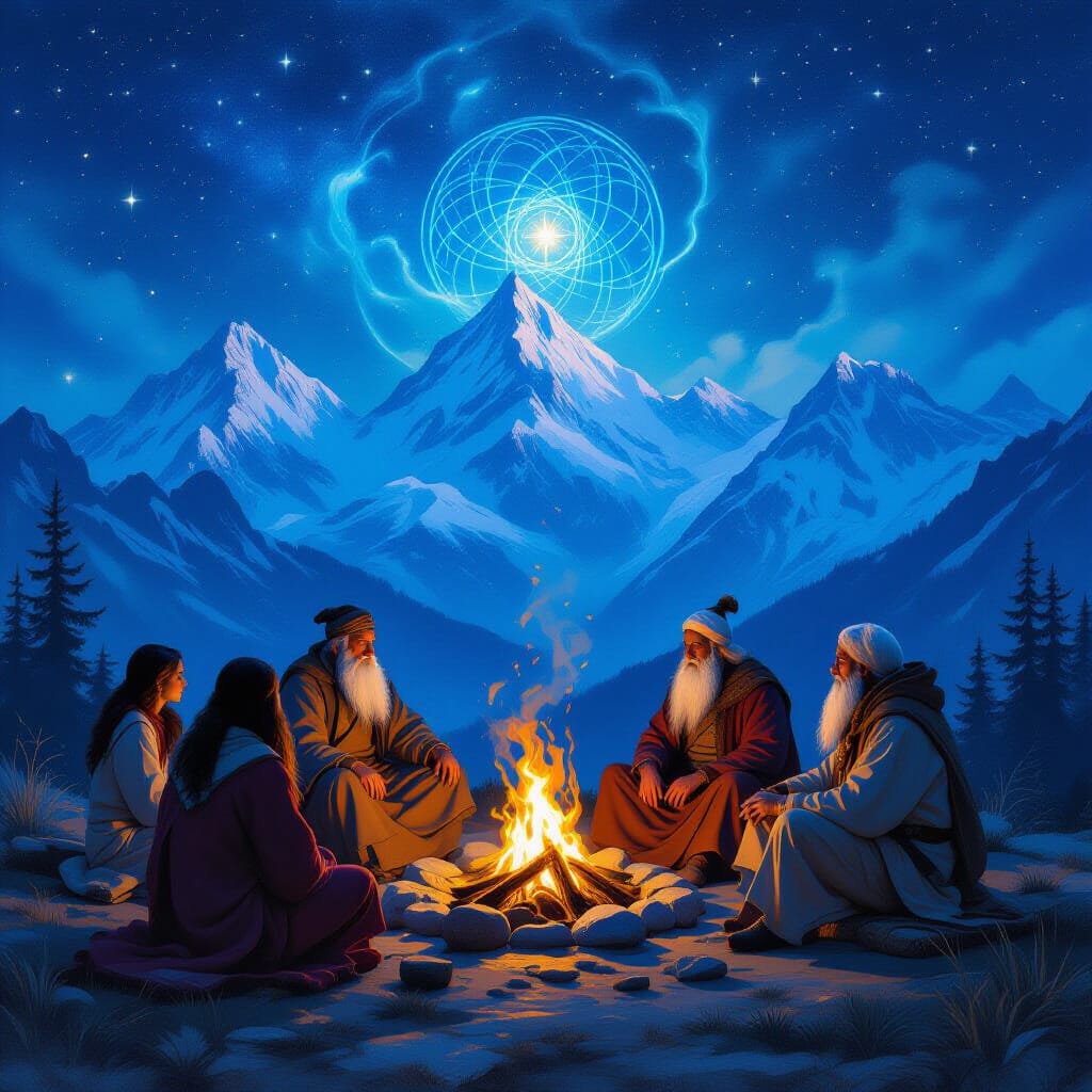 Wise people campfire, The Wholistic Center. All Rights Reserved, 2025-2030