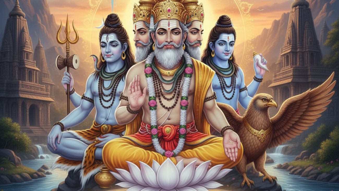 Brahma, Vishnu, and Shiva, The Wholistic Center, Copyright 2026-2030