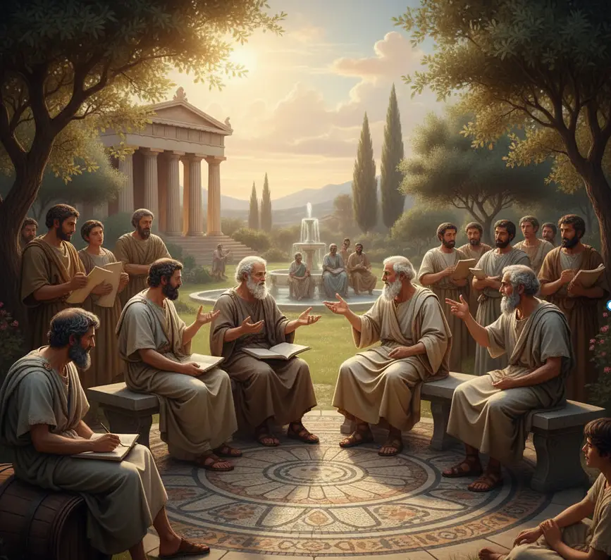 Greek Philosophers 1, The Wholistic Center, All Rights Reserved, 2025-2030